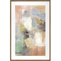 Hudson Abstract Artwork Framed W Glass Front 80x120cm
