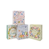 bulk 24 Small Easter Egg Hunt Gift Bag 4 Assort 14x14cm