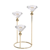 Diamond Shape Tealight Candle Holder 25cm