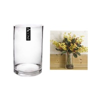 bulk 6 Glass Cylinder Vase Flower 30cm
