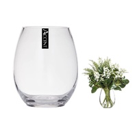 bulk 4 Glass Barrel Vase Flower 23cm
