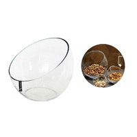 bulk 4 Glass Vase Slanted Top 24cm