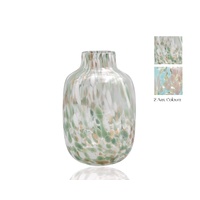 Set 2 Speckled Glass Vase 2 Assorted 17x27cm