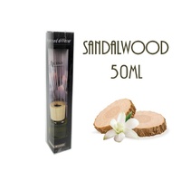 bulk 24 Scented Oil Diffuser Sandalwood 50Ml 8 Rattan Sticks