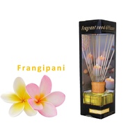 bulk 12 Fragrant Oil Diffuser Frangipani 160ml 12 Rattan Sticks