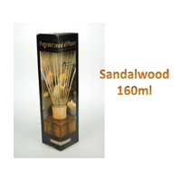 bulk 12 Fragrant Oil Diffuser Sandalwood 160Ml 12 Rattan Sticks