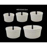 bulk 36 Medium New Bone China Ramekln 10x5cm