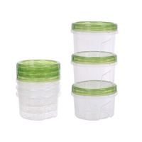 bulk 48 Reusable Microwave-Safe 500ml Food Container Round 500ml