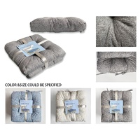 bulk 12 Thick Tufted Chair Pad 4 Assorted 38x7cm
