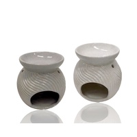 bulk 24 Ceramic Ocean Wave Oil Burner 11x10cm