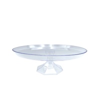 bulk 24 Clear Acrylic Cake Stand 26cm
