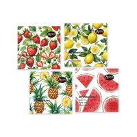 bulk 960 Fruit Print Napkins 2ply Assorted 33cm