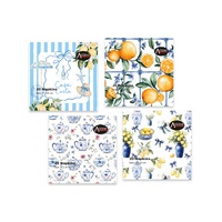 bulk 960 Casa Costa Napkins 2Ply 4 Asst 33cm