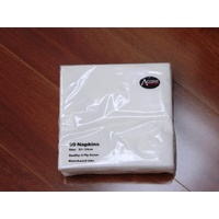 bulk 24 2 Ply White Napkin 33cm
