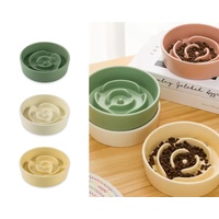 bulk 12 Pet Slow Feeder Flower Bowl 3 Asst 15x4cm