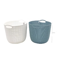 bulk 8 Round Basket w Handle Assort 40cm