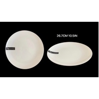 bulk 24 White Fine Bone China Dinner Plate 10.5ln 26x2cm