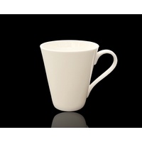bulk 36 Cone Shape Fine Bone China Mug White 300ml