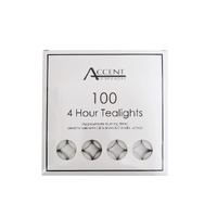 bulk 1000 Accent 4 Hour Tealight Candle