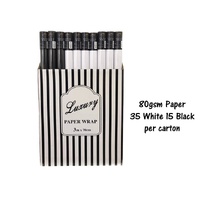 bulk 50 Rolls Gift Wrap 3.8cm Core 70cm