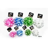 bulk 24 Satin Gift Bow 10cm Assort Cols