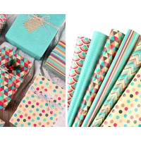 bulk 50 Blue For You Gift Wrap 70Cmx3M 38Mm Core