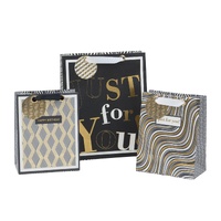 bulk 24 Xlarge Golden Glam Gift Bag Assort 42cm