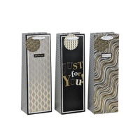 bulk 24 Bottle Gift Bag Golden Glam Assort 36cm
