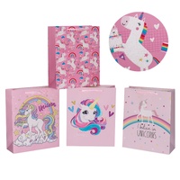 bulk 24 XLarge Unicorn Dreams Gift Bag Assort 30x42cm