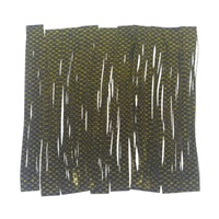 Artizan 22 strand silicon skirt, Natural Black Gold, Pack of 20
