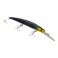 Finesse 'Flash Minnow' Black Gold, 150mm Deep Diving Lure