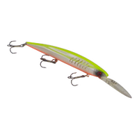 Finesse Flash Minnow, Lime Orange, 150mm Deep Diving Lure