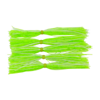 Dekoi Chatterbait Lure Skirts, Green Flash