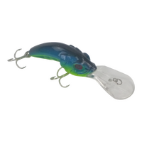 Finesse Leapfrog Deep Diver, 100mm, Lime Blue