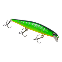 Finesse 'Chudan' 110mm Sinking/Diving Minnow, Lime Green