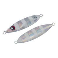Finesse Slow Pitch Flutter Jig, 60gm, Silver White, 2 pack