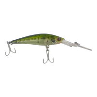 Finesse Wobbler Diving Lure, Olive Camo, 90mm