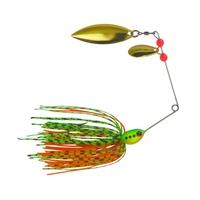 Dekoi 17gm LS21 Closed Eye Spinnerbait, Fluro Flare, Qty 2