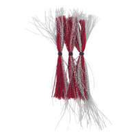 Dekoi Krystal Flash Lure Skirts, Silver Neon