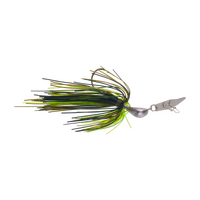 Dekoi 7gm Bladed Swim Jig, Chatterbait, Tree Frog, 2 pack