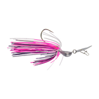 Dekoi 7gm Bladed Swim Jig, Chatterbait, Hot Flash, 2 pack