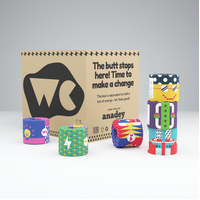 WC 100% Recycled Toilet Paper, 48 Rolls, 400 Sheets, 3 Ply Double Length