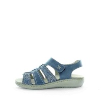 KIARFLEX Women's KOOSE Sandals Blue Shoe 41EU