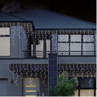480 LEDs Snowing Icicle Lights – available in 4 Colors - Warm White