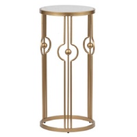 MARBLE ART DECO SIDE TABLE