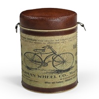 CYCLINDRICAL BICYCLE OTTOMAN