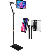 360 Tablet Floor Stand Adjustable 5-12.9 Inch Overhead Phone Desktop Holder