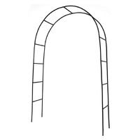 Rustproof Metal Garden Patio Arch Rose Arbour Archway Climbing Plant Trellis AU