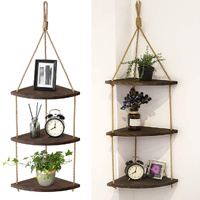Bohemian Hanging Shelf Organizer 3 Tier Storage Rack