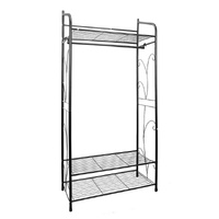 Extra Large Metal Clothes Rail Storage Dress Hanging Garment Rack Portable Stand